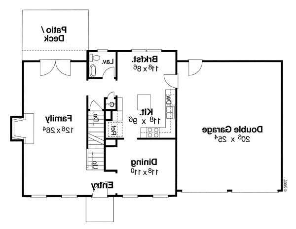 First Floor image of Morgan-B House Plan